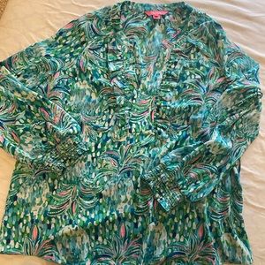 ANGELIKA TOP EMERALD ISLE PINEAPPLE OF MY EYE XL